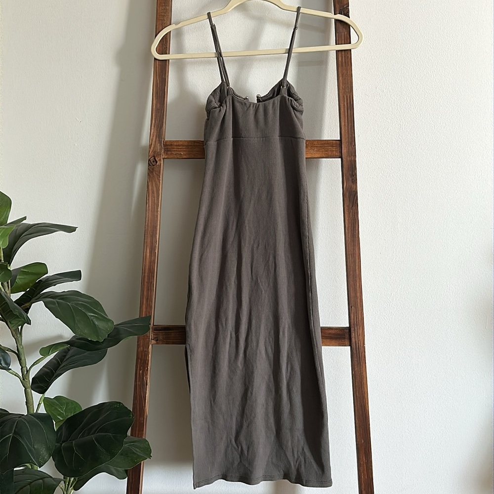 Fore Ribbed Bodycon Dress - Picture 10 of 10